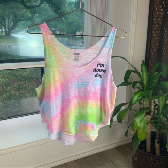 PINK Victoria's Secret Tops - 🌸 PINK Tie Dye Tank Top